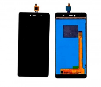 Lcd With Touch Screen For Micromax Canvas 5 Black By - Maxbhi Com