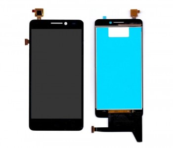 Lcd With Touch Screen For Spice Stellar 520 Red By - Maxbhi Com