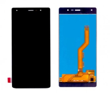 Lcd With Touch Screen For Lyf F1s Black By - Maxbhi Com