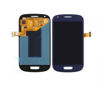 Lcd With Touch Screen For Samsung Galaxy S3 Mini Blue By - Maxbhi Com