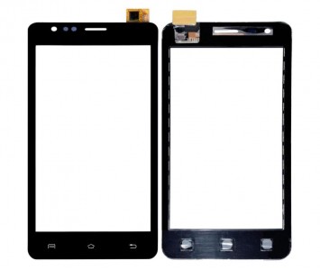 Touch Screen Digitizer For Intex Aqua 4 5e Black By - Maxbhi Com