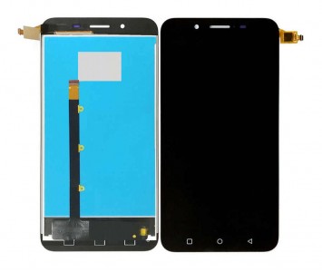 Lcd With Touch Screen For Micromax Canvas Doodle 4 Q391 Black By - Maxbhi Com