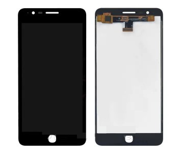 Lcd With Touch Screen For Alcatel Pop Up White By - Maxbhi Com