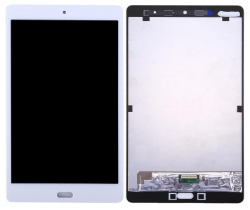 Lcd With Touch Screen For Huawei Mediapad M3 Lite 8 White By - Maxbhi Com