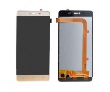 Lcd With Touch Screen For Gionee Marathon M5 Mini Gold By - Maxbhi Com
