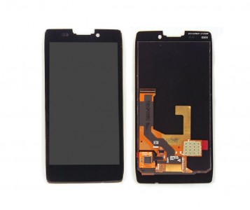Lcd With Touch Screen For Motorola Xt926 Black By - Maxbhi Com