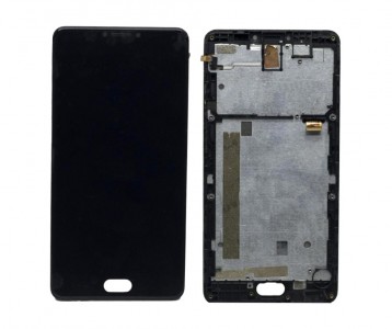 Lcd With Touch Screen For Panasonic Eluga Ray X Black By - Maxbhi Com