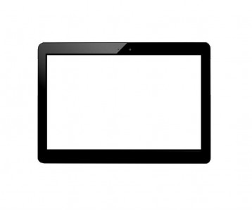 Replacement Front Glass For Samsung Galaxy Tab 2 10.1 32gb Wifi And 3g Black By - Maxbhi.com