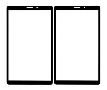 Replacement Front Glass For Lenovo Tab M7 Black By - Maxbhi Com