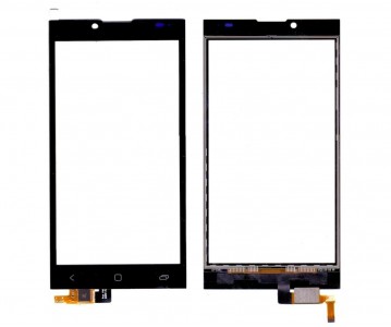 Touch Screen Digitizer For Panasonic P66 Mega Black By - Maxbhi Com