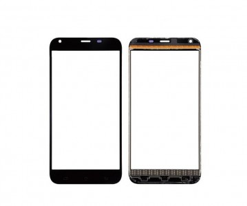 Replacement Front Glass For Leagoo M7 Black By - Maxbhi Com