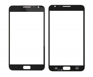 Replacement Front Glass For Samsung Galaxy Note N7005 Black By - Maxbhi Com