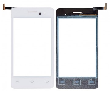 Touch Screen Digitizer For Lava Iris 406q White By - Maxbhi Com