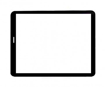 Replacement Front Glass For Hcl Me Tab Y1 Black White By - Maxbhi.com