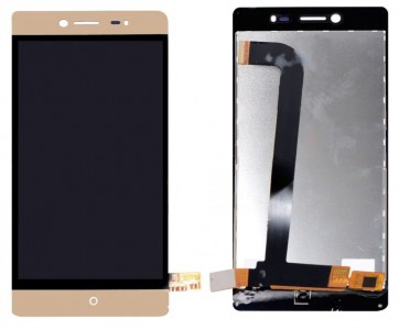 Lcd With Touch Screen For Intex Aqua Power M Gold By - Maxbhi Com