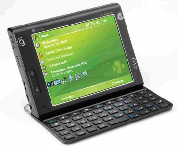 LCD with Touch Screen for HTC Advantage X7500 - White