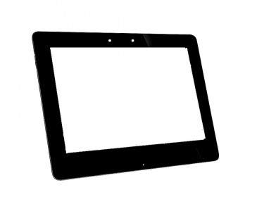 Replacement Front Glass For Asus Transformer Prime Tf201 Black By - Maxbhi.com
