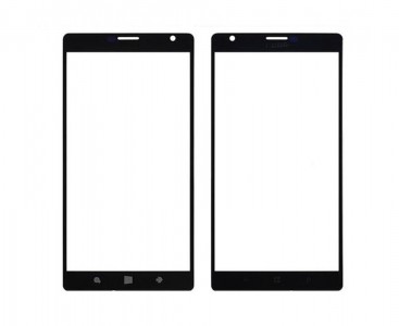 Replacement Front Glass For Nokia Lumia 1520 Black By - Maxbhi Com
