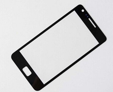 Front Glass Lens for Samsung I9100 Galaxy S II Black