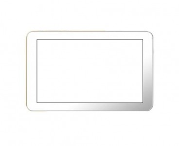 Replacement Front Glass For Celkon Ct7 Tab Black By - Maxbhi.com