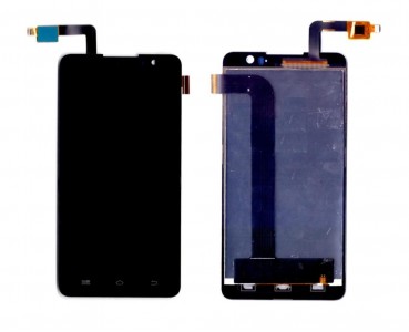 Lcd With Touch Screen For Panasonic Eluga S Black By - Maxbhi Com