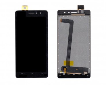 Lcd With Touch Screen For Lava X11 Black By - Maxbhi Com