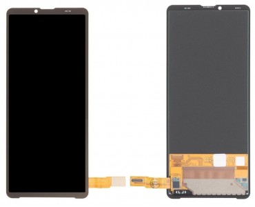 Lcd With Touch Screen For Sony Xperia 10 V White By - Maxbhi Com