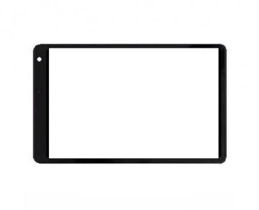 Replacement Front Glass For Cat T20 Black By - Maxbhi.com