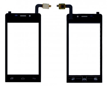 Touch Screen Digitizer For Panasonic T40 Black By - Maxbhi Com
