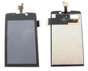 Lcd With Touch Screen For Zte Blade Ii V880 Plus Black By - Maxbhi Com