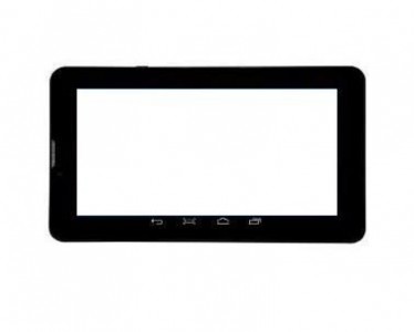 Touch Screen for Datawind Ubislate 3G7Z - Black