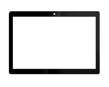 Replacement Front Glass For Lenovo M10 Fhd Rel Black By - Maxbhi Com