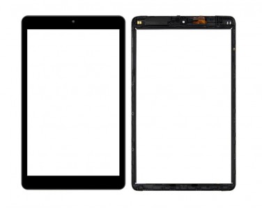 Touch Screen Digitizer For Alcatel 3t 8 Black By - Maxbhi Com