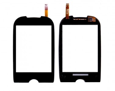 Touch Screen Digitizer For Samsung Corby Colours S3653ik Black By - Maxbhi Com