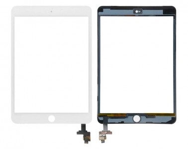 Touch Screen Digitizer For Apple Ipad Mini 3 Wifi Cellular 16gb White By - Maxbhi Com
