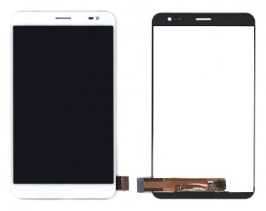 Lcd With Touch Screen For Huawei Mediapad X1 White By - Maxbhi Com