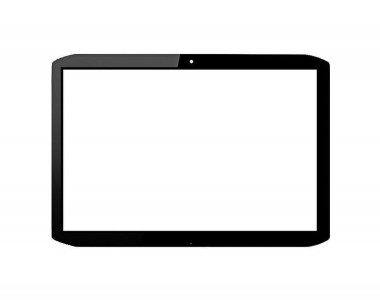 Replacement Front Glass For Motorola Droid Xyboard 10.1 Mz617 Black By - Maxbhi.com