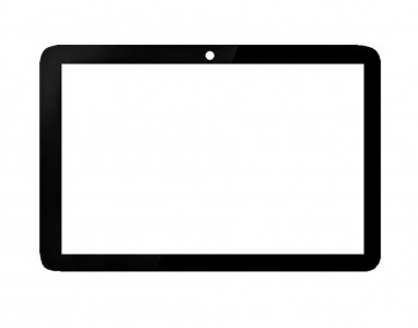 Replacement Front Glass For Vodafone Smart Tab 10 Black By - Maxbhi.com