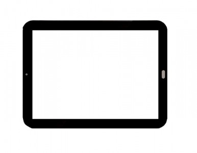Replacement Front Glass For Karbonn Smart Tab 10 Cosmic Grey By - Maxbhi.com