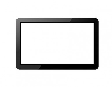 Replacement Front Glass For Byond Tech Mibook Mi10 Black By - Maxbhi.com