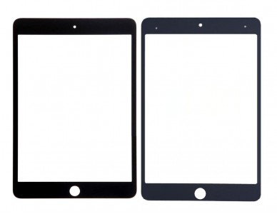 Replacement Front Glass For Apple Ipad 5 Mini Black By - Maxbhi Com