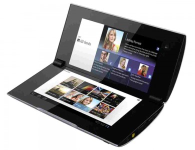 LCD with Touch Screen for Sony Tablet P - Silver