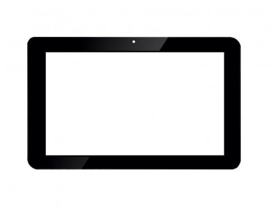 Replacement Front Glass For Iball Slide 3g 9017d50 Black By - Maxbhi.com