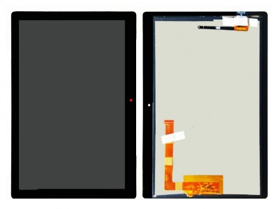 Lcd With Touch Screen For Lenovo Tab E10 Black By - Maxbhi Com