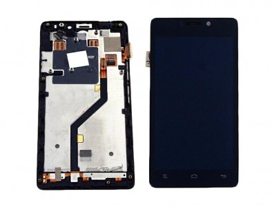 Lcd With Touch Screen For Gionee Elife E5 Black By - Maxbhi Com