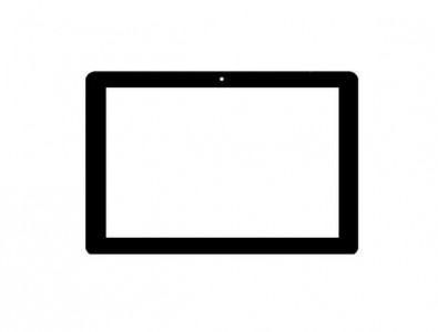 Replacement Front Glass For Dell Streak Pro 10 Inch White By - Maxbhi.com