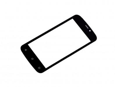 Replacement Front Glass For Blu Advance 4.0 M Black By - Maxbhi.com