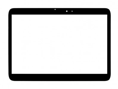 Replacement Front Glass For Htc Jetstream Black By - Maxbhi.com