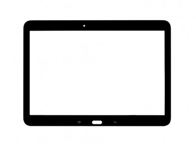 Replacement Front Glass For Samsung Galaxy Tab4 10.1 Lte T535 Black By - Maxbhi.com