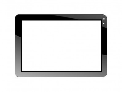 Replacement Front Glass For Swipe Halo Value 8 Black By - Maxbhi.com